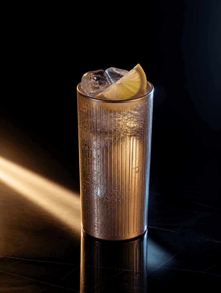 Lemonami Mule, cocktail signature con limoncello Lemonami in bicchiere alto con ghiaccio e lime